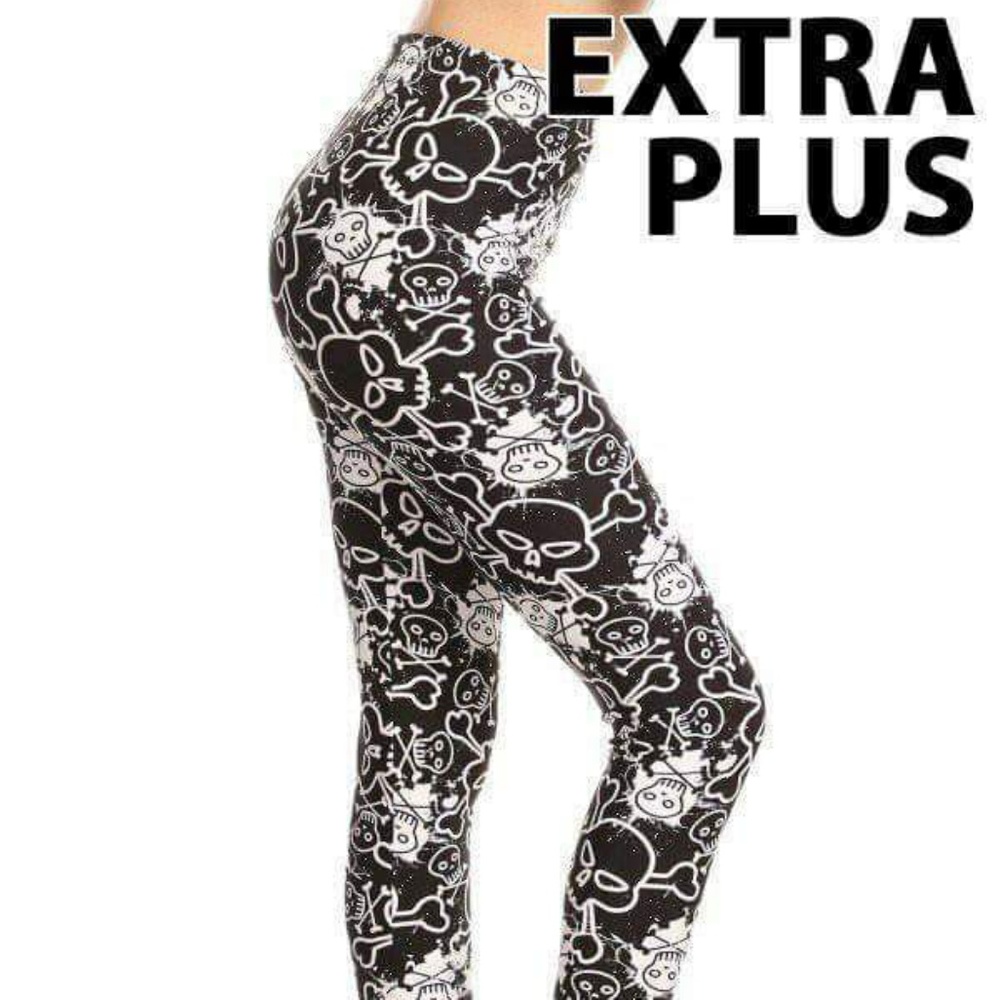 Queen/EP Graffiti Skull Leggings